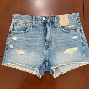 Madewell Relaxed Denim Short size 28